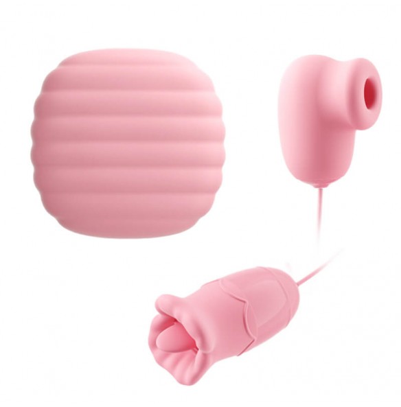 MizzZee - MagicBox Pleasure Suction Vibrating Egg (Chargeable - Pink) MizzZee - MagicBox Pleasure Suction Vibrating Egg (Chargeable - Pink)